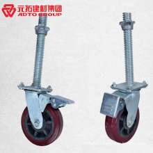 Scaffold caster wheel for scaffolding or frame system,Customized Scaffolding Casters And Scaffold Wheels